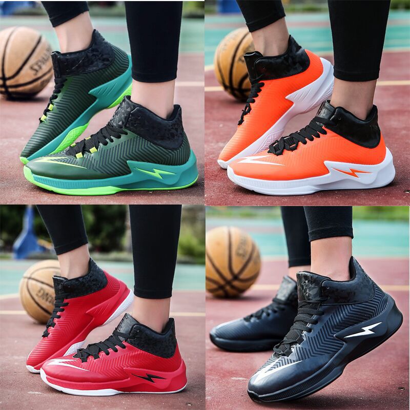 Basketball shoes Gaobang summer ventilation 2017 new pattern Mandarin Duck Gym shoes non-slip shock absorption gym shoes Boots