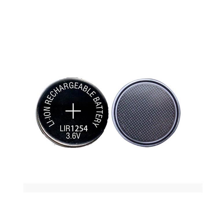 厂家供应3.6V 环保可充电电池 LIR1254 蓝牙耳机 电子玩具锂电池