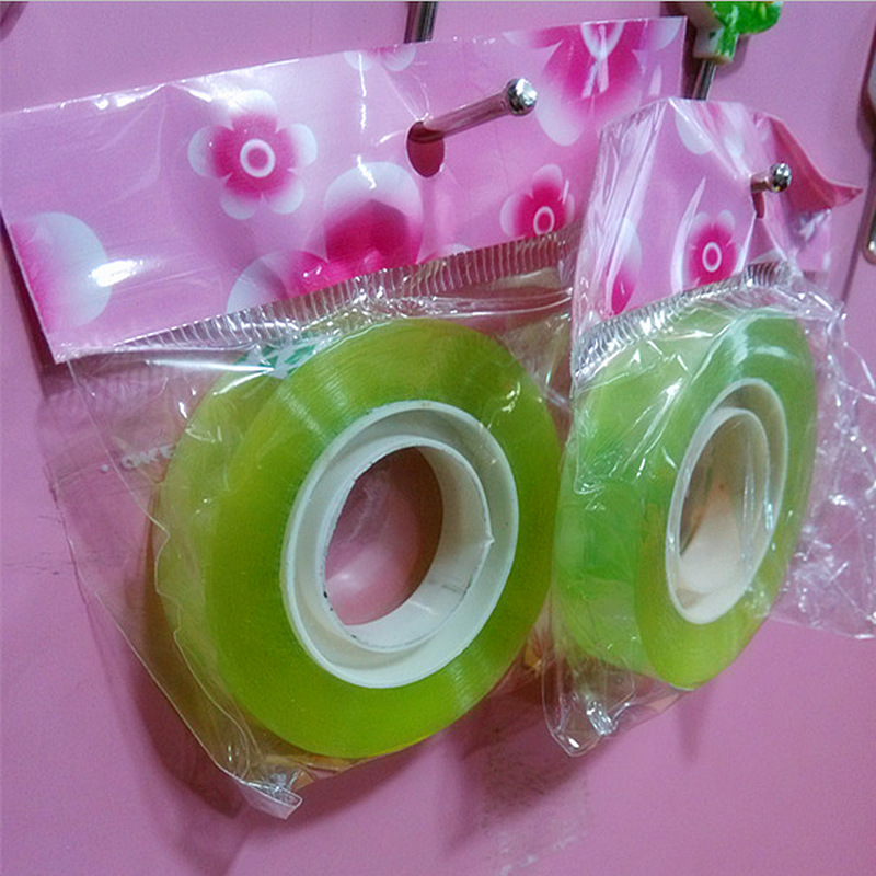 单个装小透明胶 学生办公用品小胶带 小号封口胶文具胶一元店批发