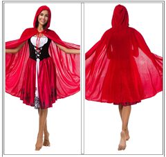 歐美萬聖節小紅帽服裝 成人cosplay服派對裝小紅帽 夜店女王服