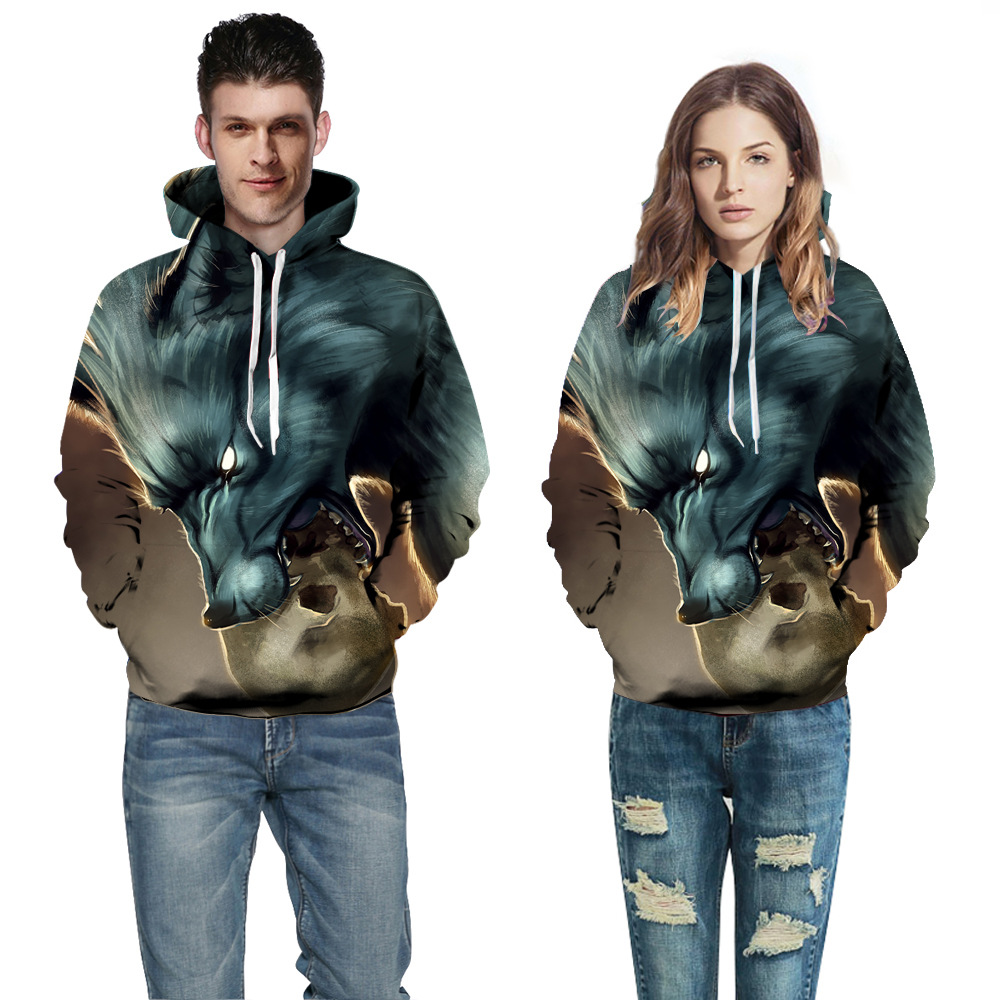 2018 Europe and America Couples dress Sweater Seiko 3D Digital Printing Cap mlb Autumn and winter men and women wholesale