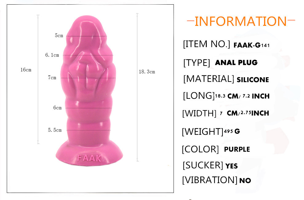 FAAK Silicone Muscle Texture Male Masturbator