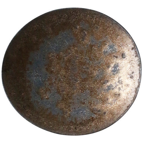 Rough pottery kiln-turned ceramic coasters Japanese-style heat-insulating non-slip mats tea coasters coasters Kung Fu tea ceremony accessories with saucers