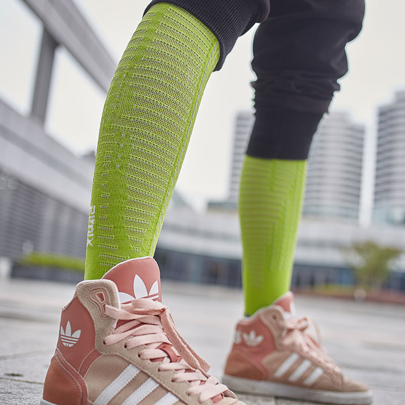 Running Compression socks outdoor football breathable riding long men's and women's leggings running socks marathon running socks