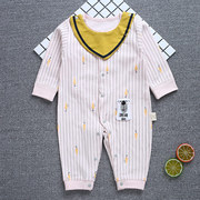 婴儿服装新生儿纯棉哈衣婴儿连体衣儿童连身衣宝宝爬服批发