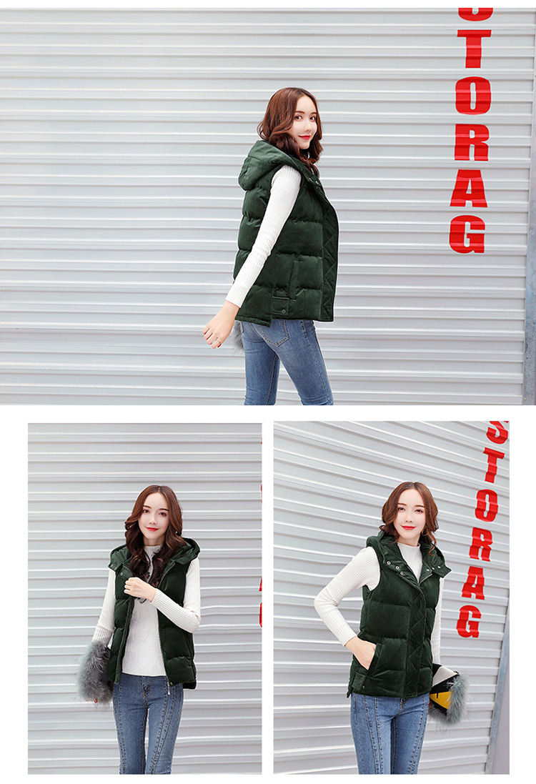 Gilet femme en Velours d or - Ref 3317509 Image 28