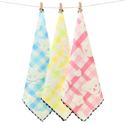 厂家供应4d压花印花方巾