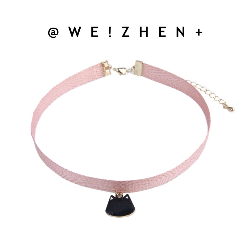 manual solar system Retro Sen family girl lovely Kitty choker A collar for a horse Necklace have cash less than that is registered in the accounts Clavicle chain Pendant