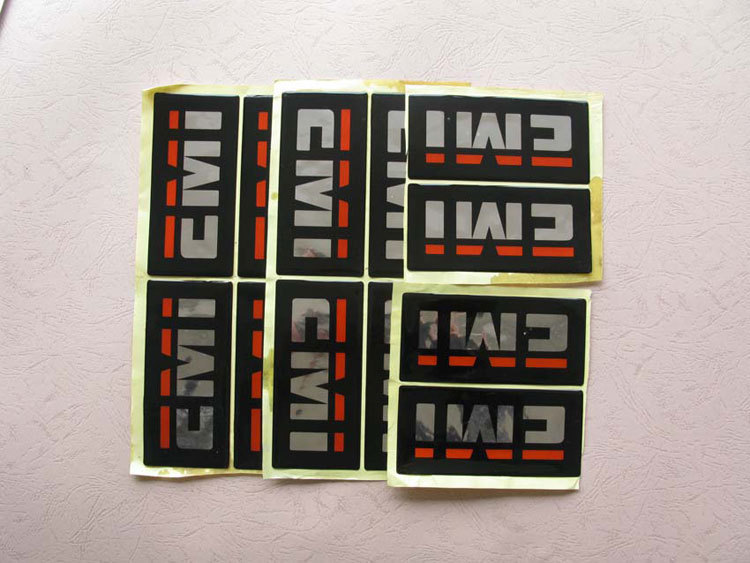 厂家直销水晶滴塑订做 水晶滴胶 滴塑标签 PVC不干胶滴塑滴塑商标