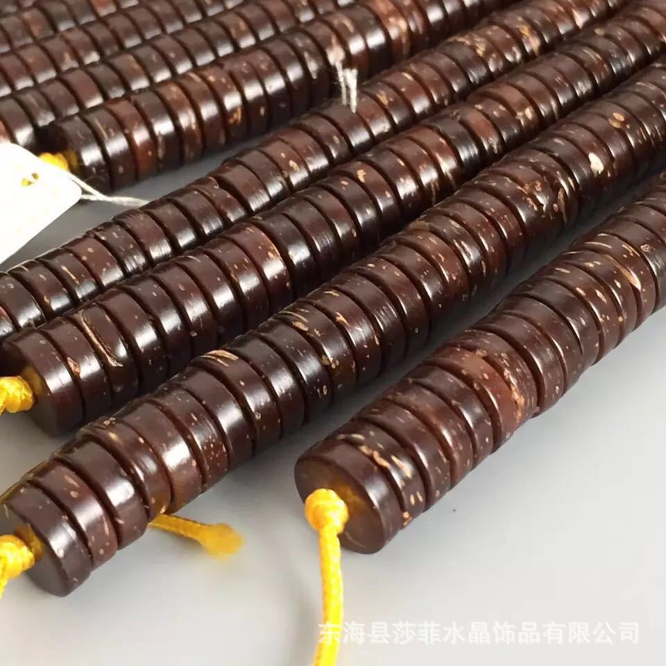 莎菲椰壳 圆珠 半成品 配珠散珠子 diy水晶饰品批发