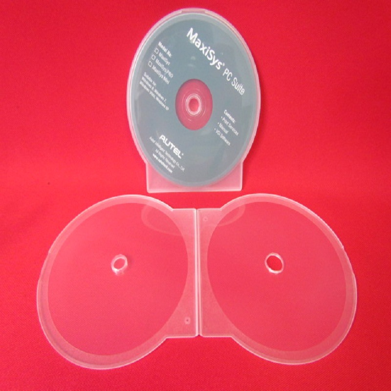 供应单双碟贝壳形CD盒透明光盘盒DVD包装盒