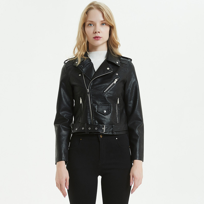 Veste cuir femme en PU - Ref 3447393 Image 3