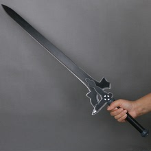 刀劍神域COS武器 桐人1:1黑劍闡釋者白劍逐暗者 動漫刀劍武器玩具