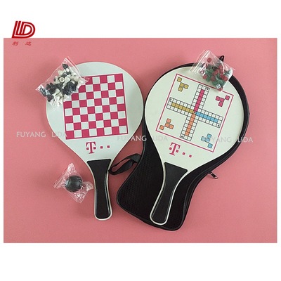 Checkerboard Poplar Sandy beach Racket Chinese chess Flight chess Chess MDF Piece Beach Shoot beach bal