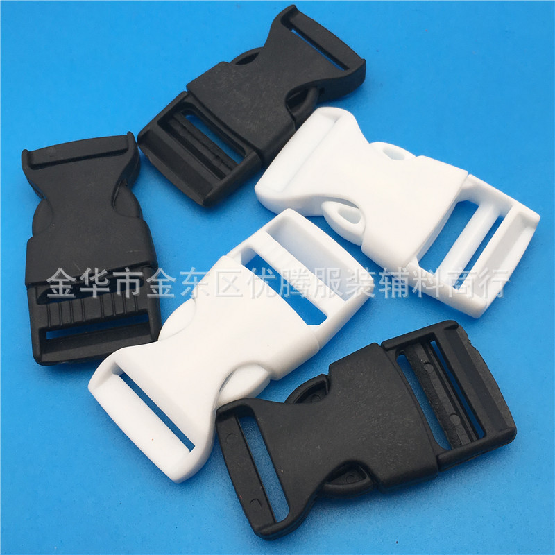 goods in stock wholesale Plastic Luggage and luggage Girdle Buckle security Buckle knapsack parts Adjustment buckle Strap buckle