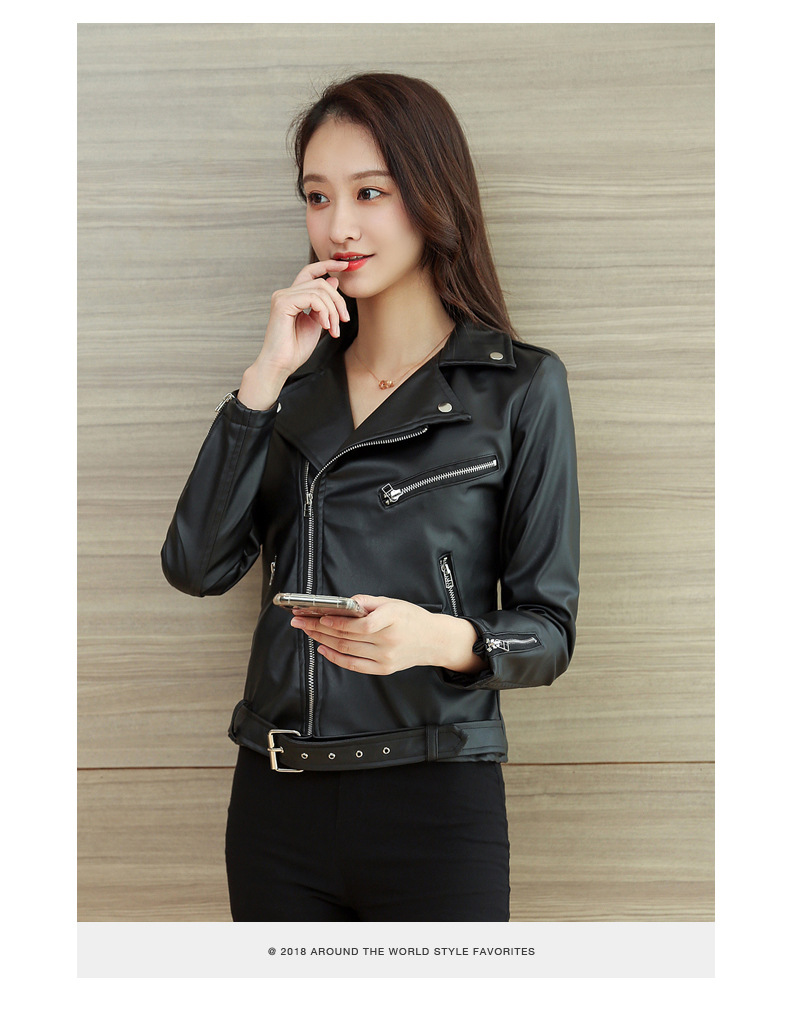 Blouson femme en Cuir PU - Ref 3322441 Image 16