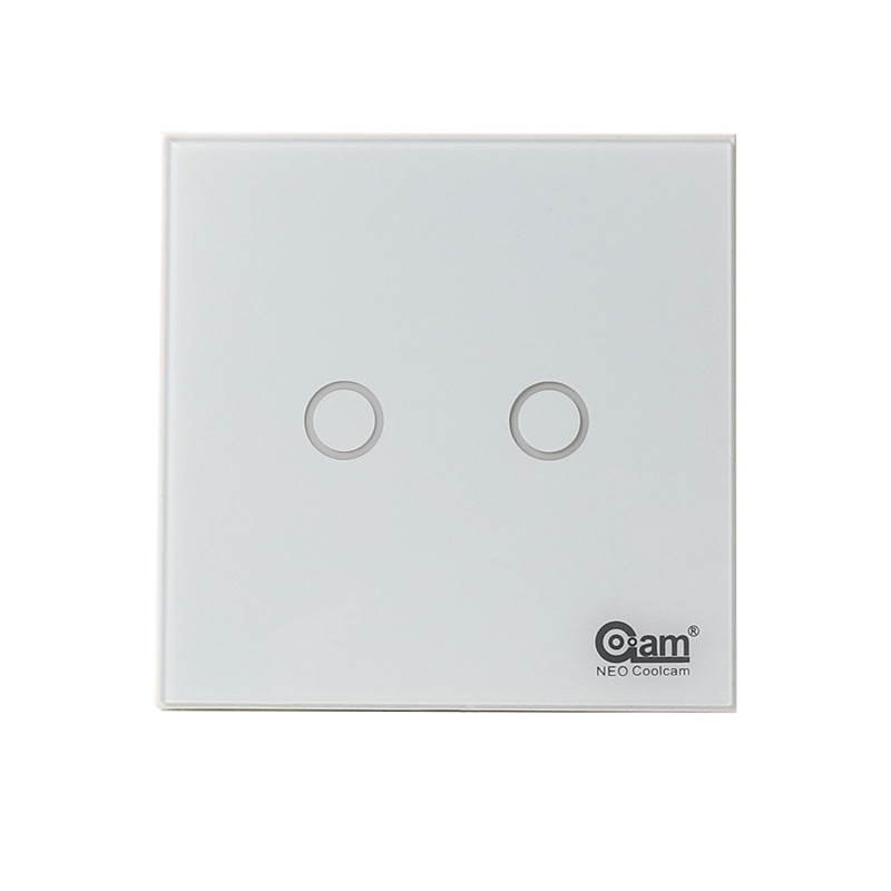 Coolcam Z-Wave Light Switch EU 2Gang  欧规2路灯控Z-Wave系列