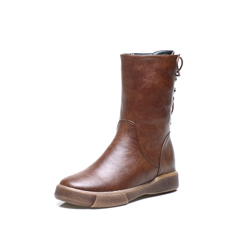 Bottes femme en PU de haute qualité - Ref 3355392 Image 7