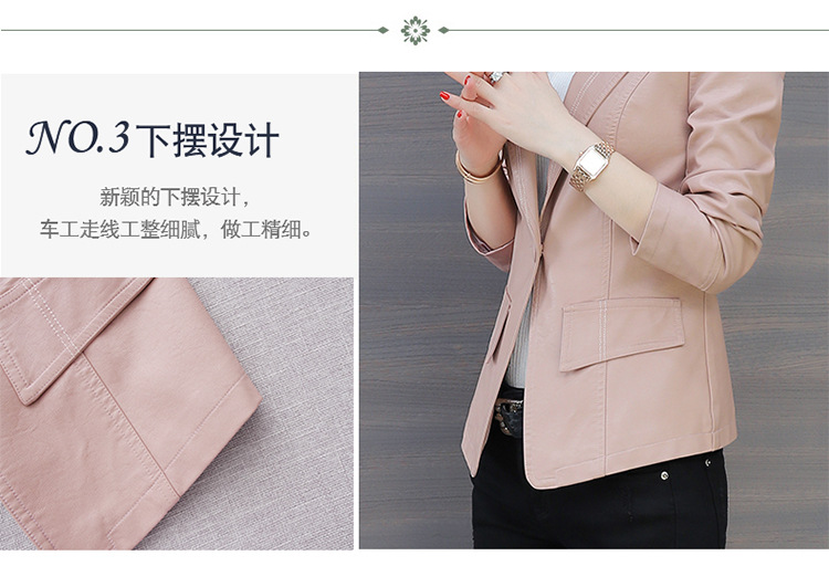 Veste cuir femme en PU - Ref 3331626 Image 40
