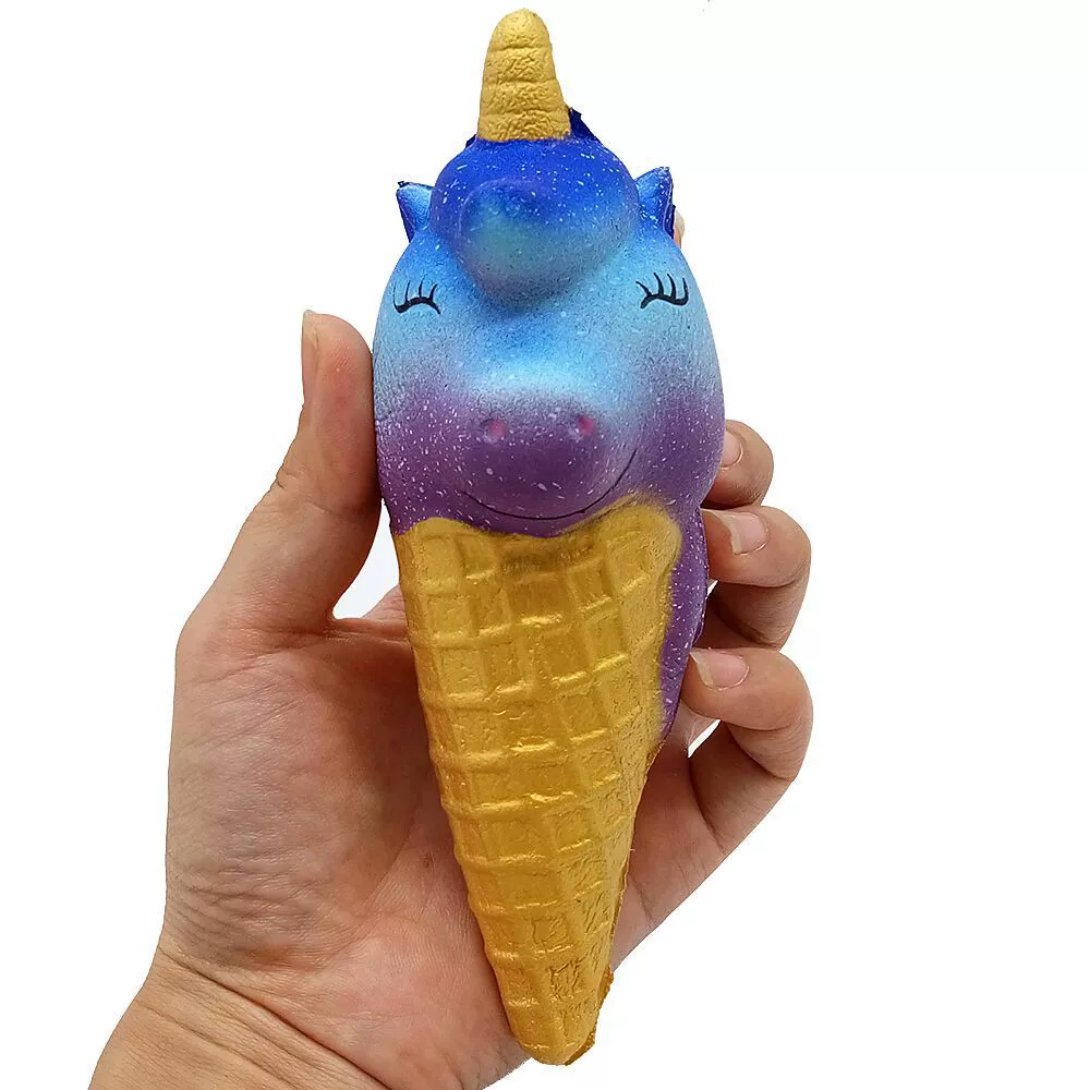 Полиуретановая реалистичная мягкая игрушка для мороженого, игрушка, единорог, антистресс