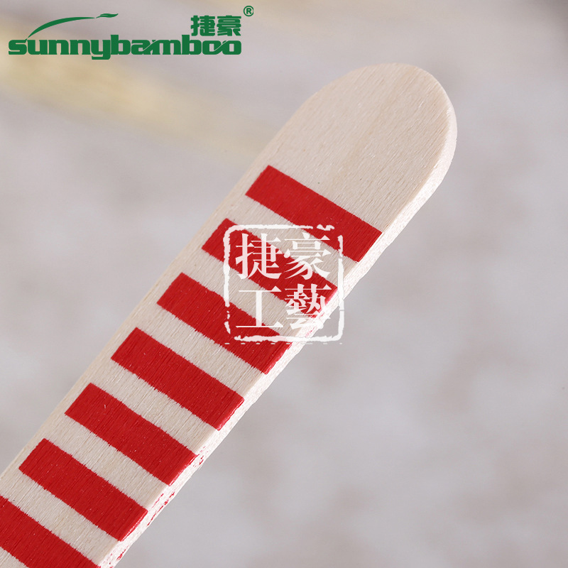 【 Jiehao Bamboo and Wood 】 Printed disposable tableware, outdoor travel portable wooden forks, restaurant disposable forks, wooden fork manufacturer wholesale disposable tableware detail image 10