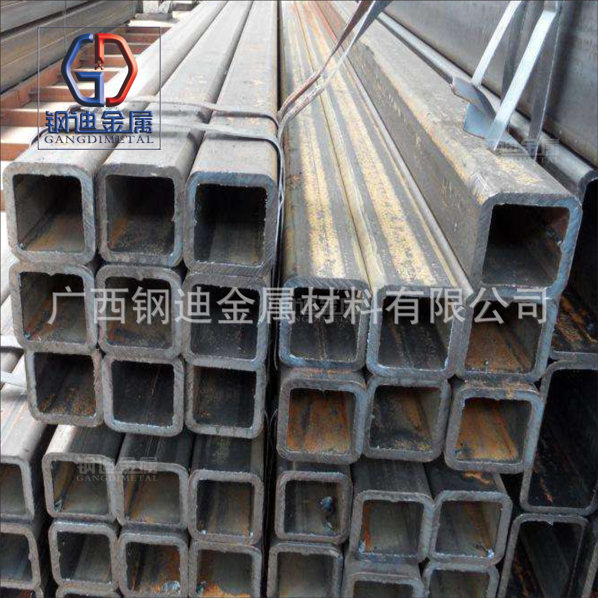 现货直销 规格齐全 南宁热轧黑方管 150*150方通 矩形 Q235 Q345