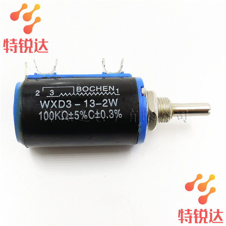 WXD3-13-2W 100K 精密多圈可调电位器100K 滑动变阻器 全新现货