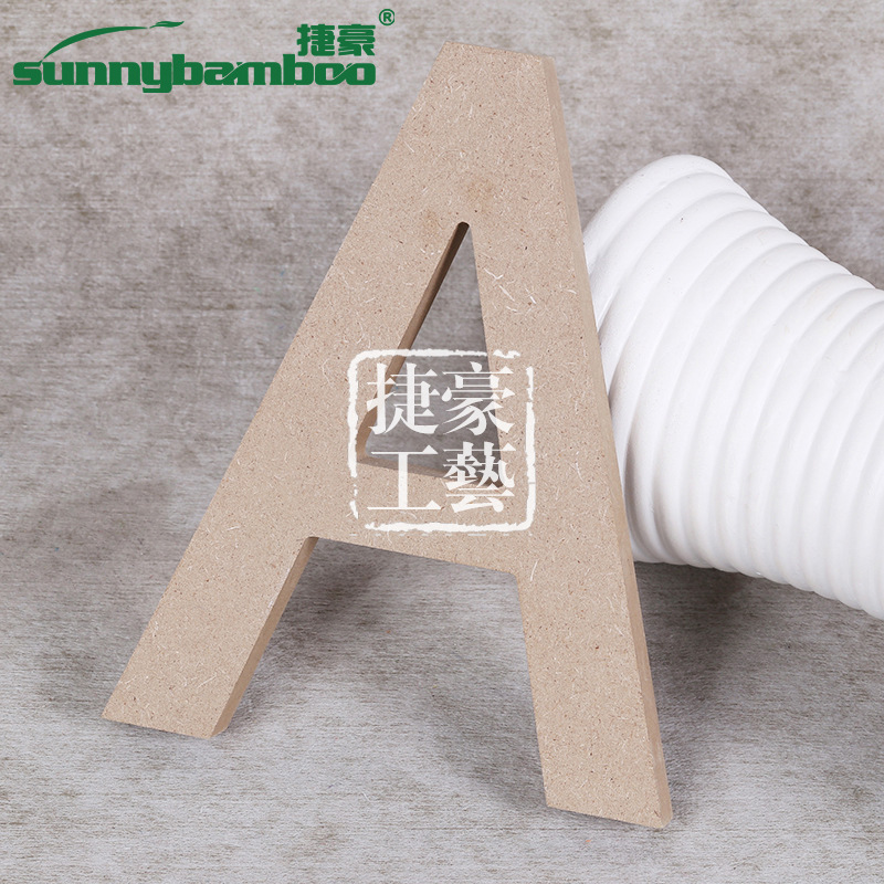 New DIY early education and intelligence toys, wooden craft letter A, English wooden fridge magnets, factory direct sales detail image 4