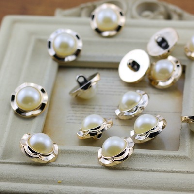 Noble quality 21mm Beaded resin Button diy manual Clothing accessories parts wholesale