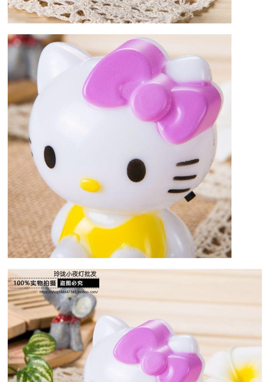 小夜灯-kt猫智能LED小夜灯-新奇特地摊热卖-创意礼品插电