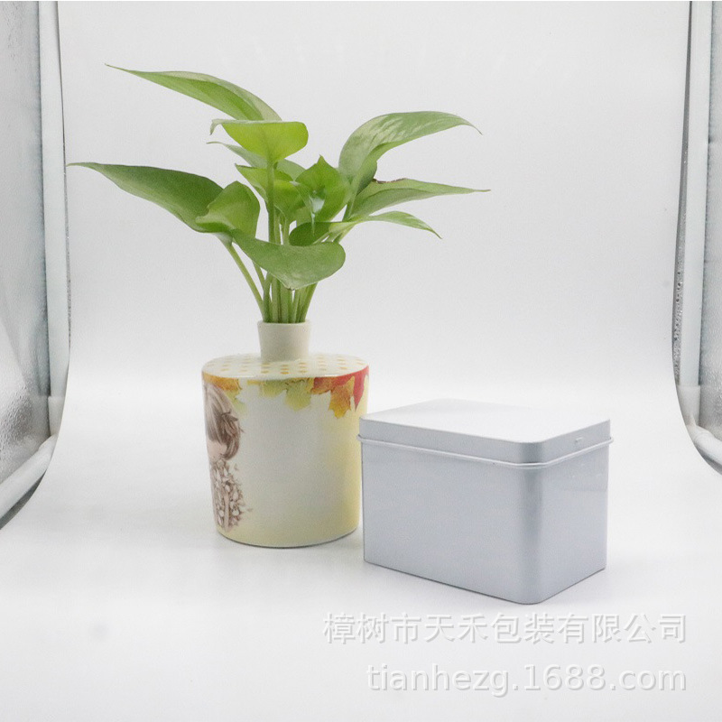 2号方形食品饰品通用糖果礼品罐95*65*65mm