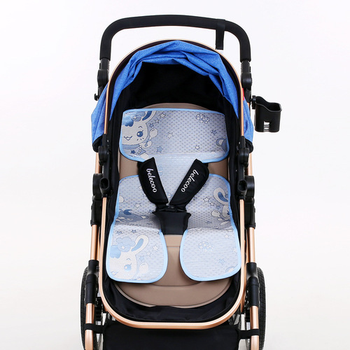 婴儿推车凉席伞车通用夏季透气新生儿儿童宝宝冰丝垫座椅