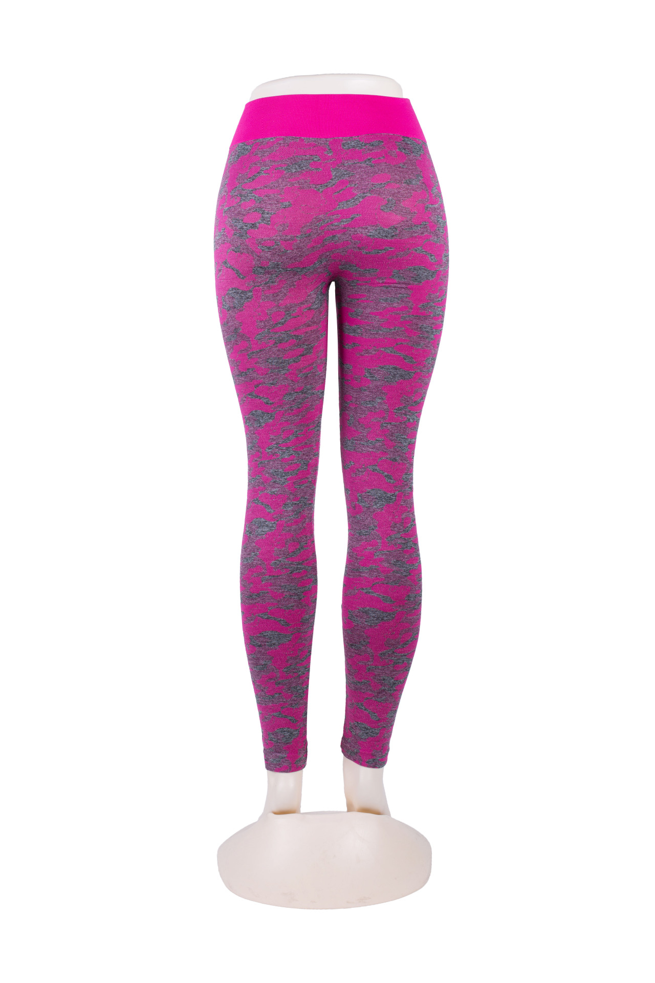 pantalones de yoga de cintura alta de cadera multicolor camuflaje NSLX9680