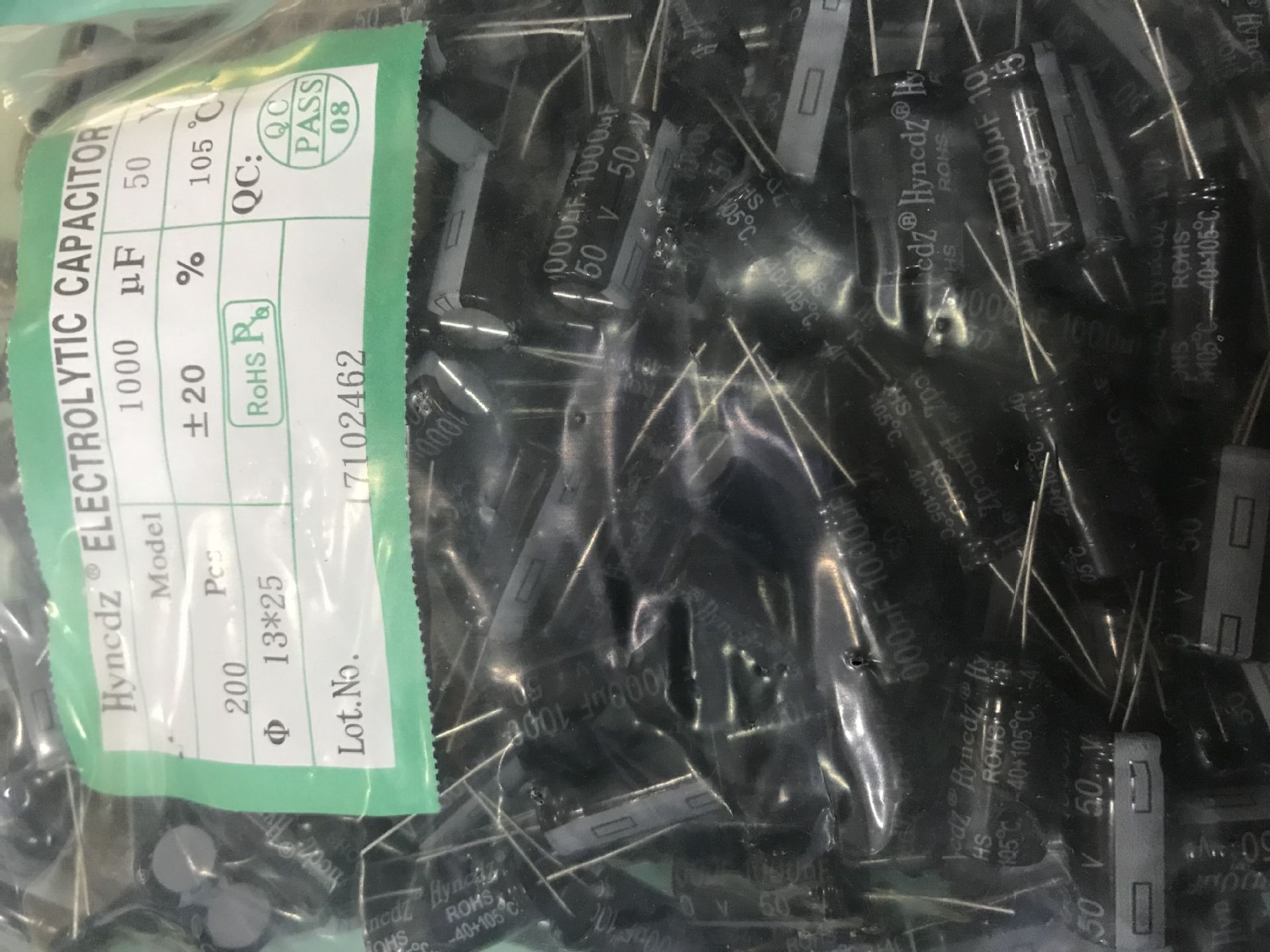 供应hyncdz铝电解电容 50V1000UF