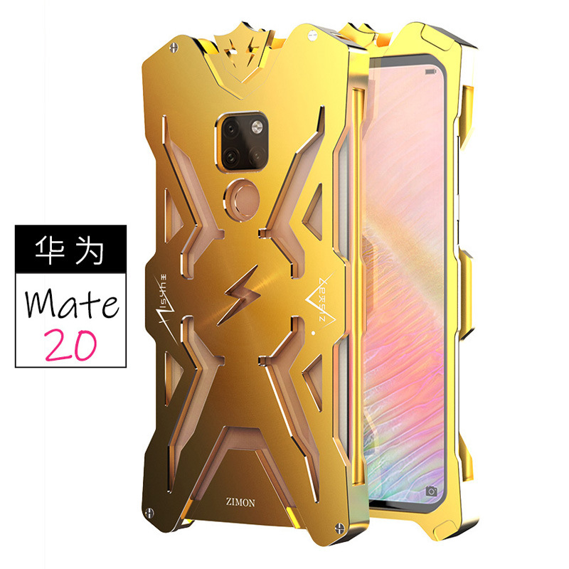 SIMON THOR Aviation Aluminum Alloy Shockproof Armor Metal Case Cover for Huawei Mate 20 Pro & Huawei Mate 20 X & Huawei Mate 20