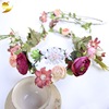 Simulation Flower Ring Bride's Head Gets Marriage Handmade Ring Ring Blossom Flower Simulation Rose Vine Women's new model