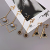 Zirconium, fashionable hypoallergenic earrings with tassels, wholesale