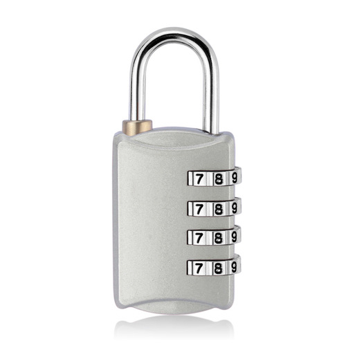 Small code lock padlock multi-color metal suitcase zipper small padlock four-digit gym locker door code lock