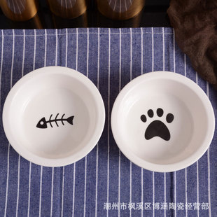 Одежда для домашних животных, домашняя чаша кошка кошка, собачья миска, бассейн для собаки, собака, питьевая вода, кулинарная керамическая миска