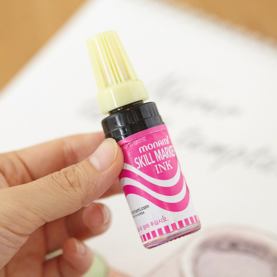 韩国慕那美MONAMI工业用水溶性粉色记号笔Skill Marker汽车记号笔