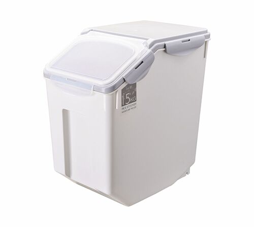 Sealed rice storage bucket rice box 20 catties plastic insect-proof flour bucket kitchen rice jar rice jar rice bucket household 10kg