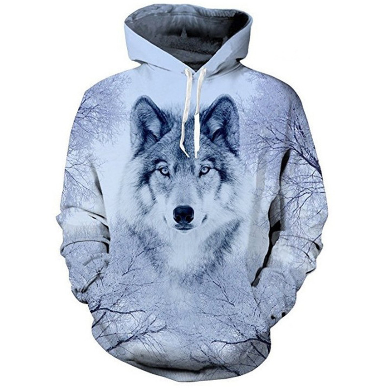 Cross-border special Order processing Digital printing series Hooded Sweater