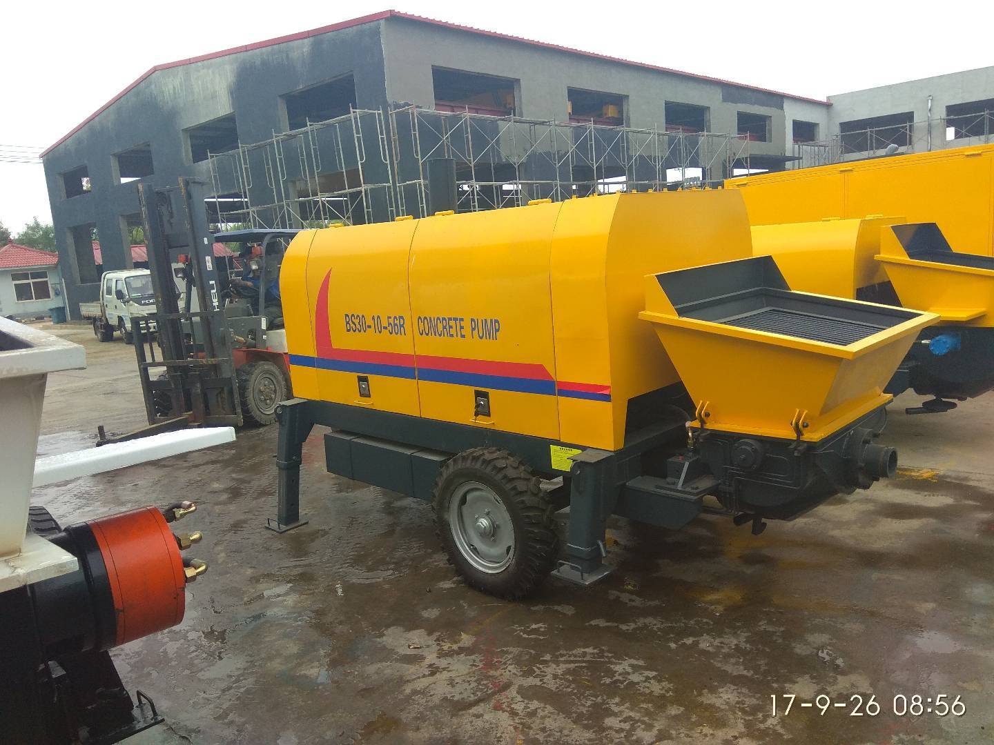 30柴油细石输送泵 XBS30-10-56R型号细石混凝土泵 小型输送泵