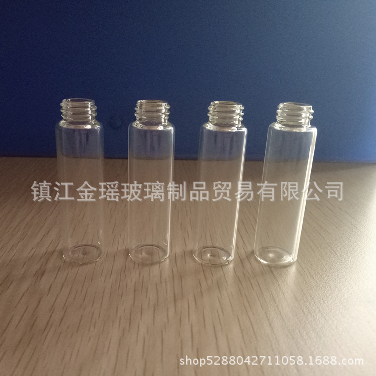 厂家直销 加工 3ml 胶头滴管瓶 透明玻璃螺口瓶 5ml 分装管制瓶