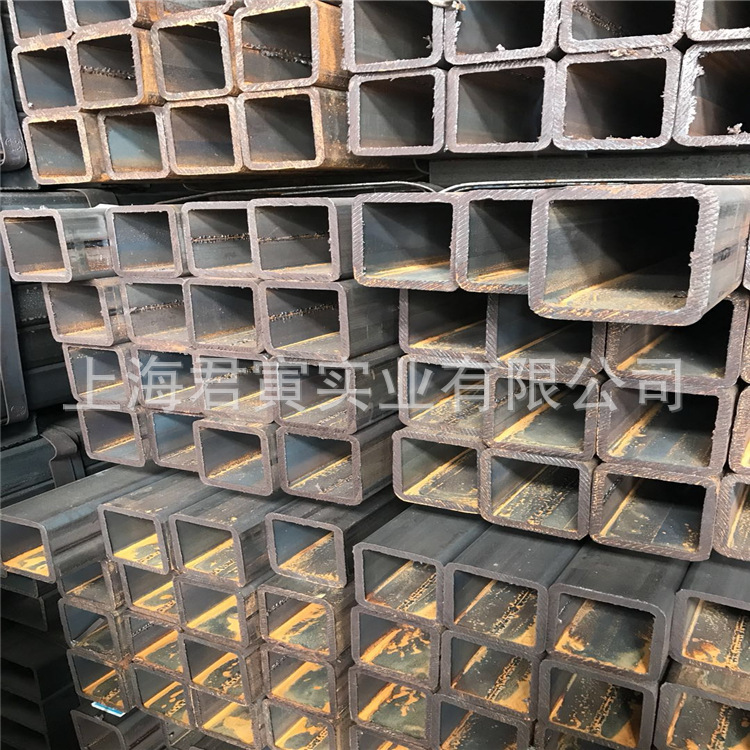 厂家直销黑方管 Q235B 50*100Q345均有现货库存 可定做无缝方矩管