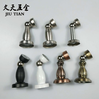 Cinnamon Bedroom door Magnetic Door suction black and white Door suction Solid wood doors wire drawing Stainless steel Interior doors Door suction Anti-collision wall