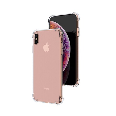 iphone手機殼 透明氣囊TPU保護套透明後蓋手機殼 四角防摔手機殼
