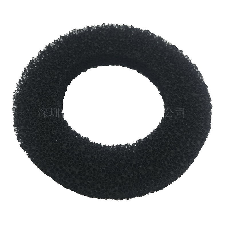 10-25黑色过滤棉爆孔海绵防尘鱼缸过滤棉透气网海绵过滤网海绵