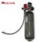 碳纖維高壓氣瓶2.17L+大表閥(自鎖閥 )+大轉小充氣閥 便攜式氣瓶