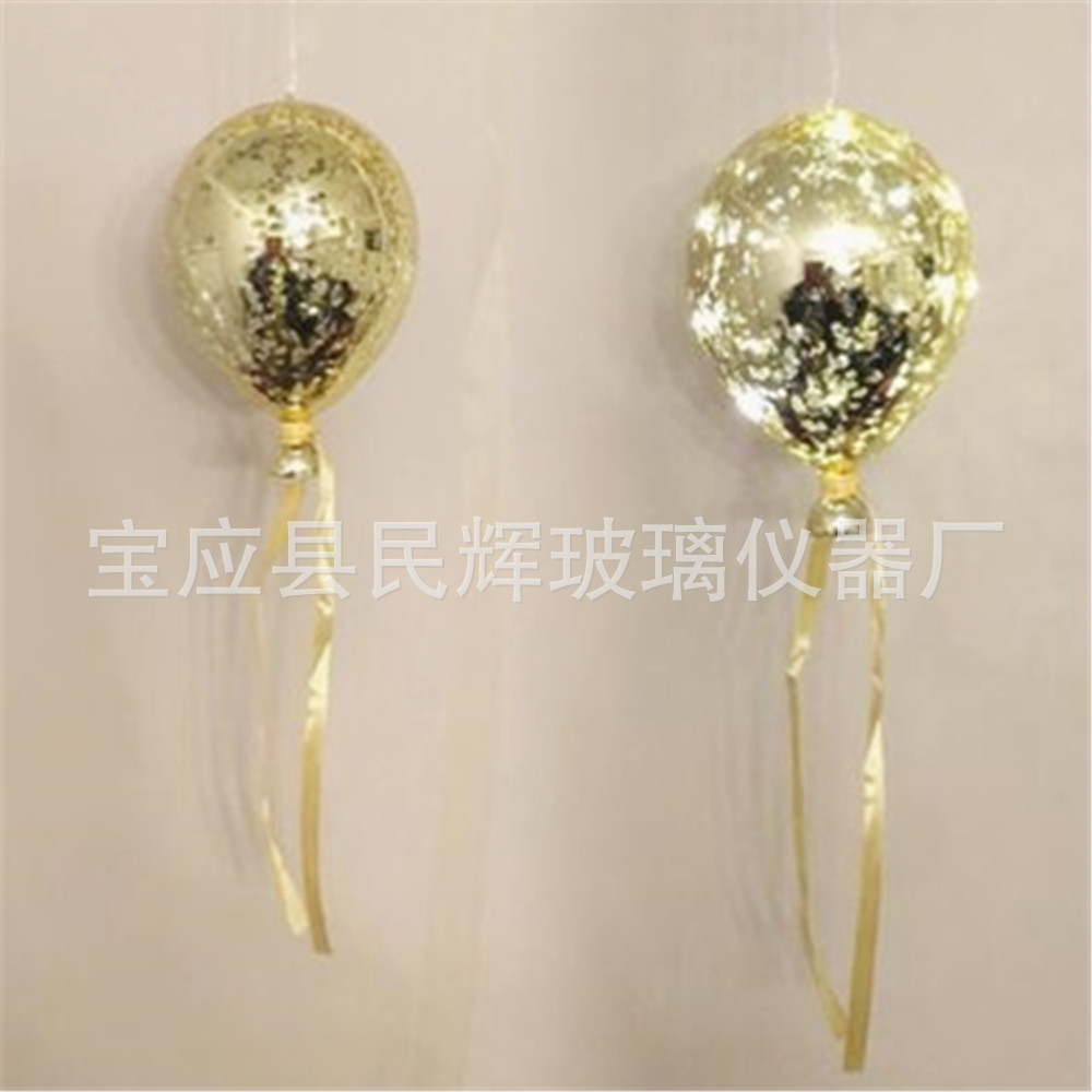 厂家批发 玻璃LED气球/ 电镀 碎银 汽球/ 透明彩绘玻璃球-阿里巴巴